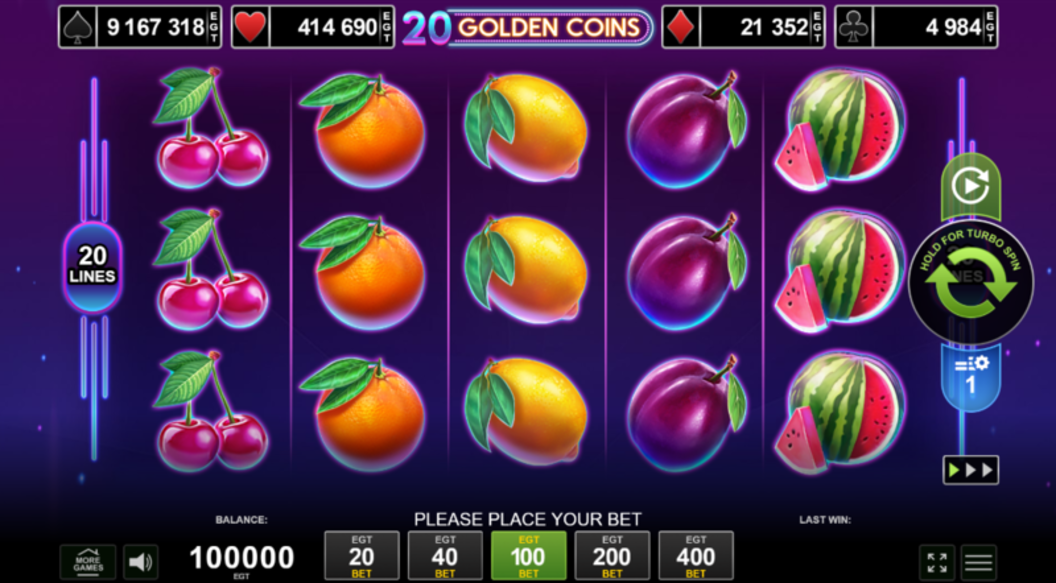 20 Golden Coins
