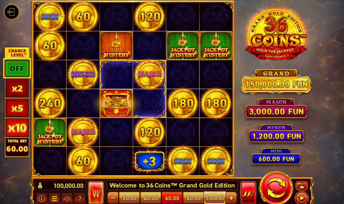 36 Coin Grand Gold Edition