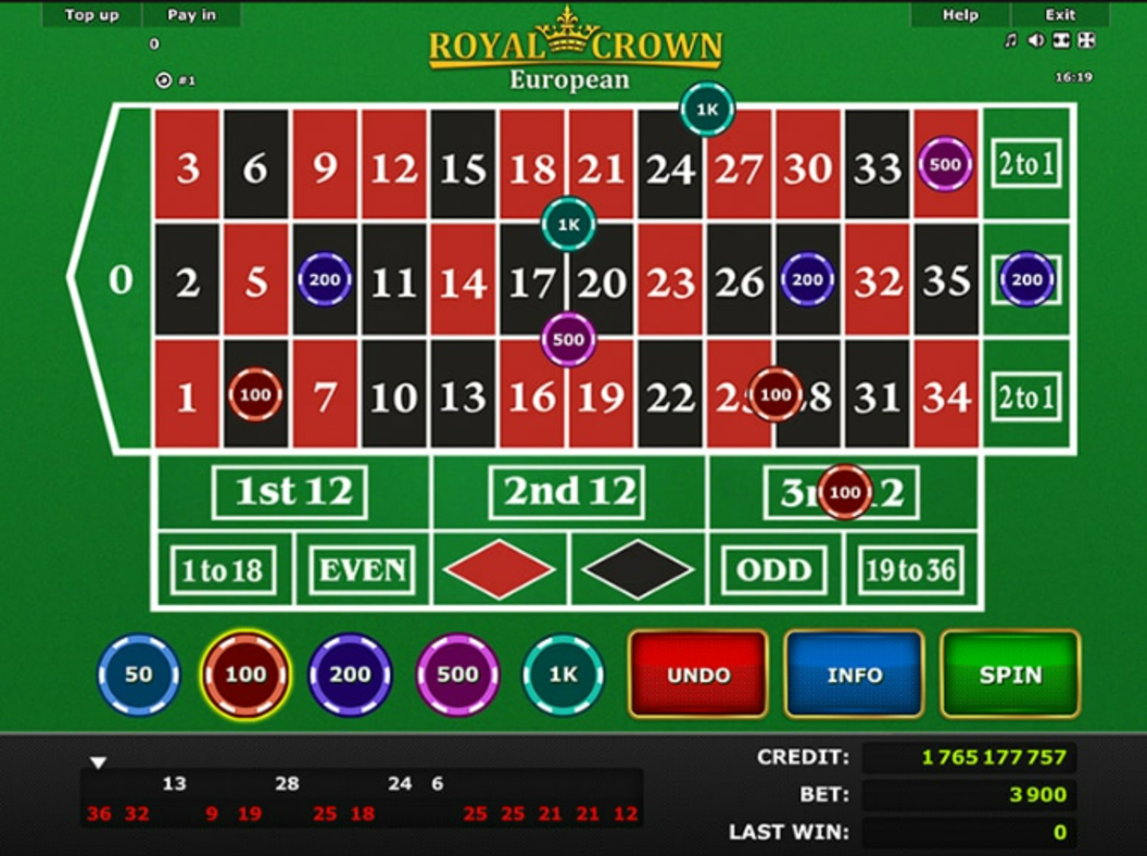 Royal Crown European Roulette